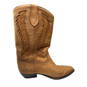 Dingo Western Boots, Women’s, Cowboy Boots, Snip Toe, Brown, Size 7.5